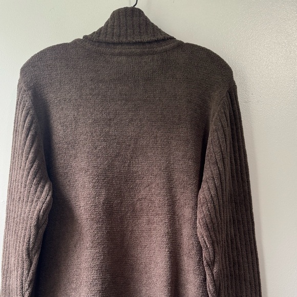 J. Jill Brown Ribbed Turtleneck Sweater - Picture 4 of 9